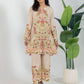 Beige Garland simple party wear dress in khaki